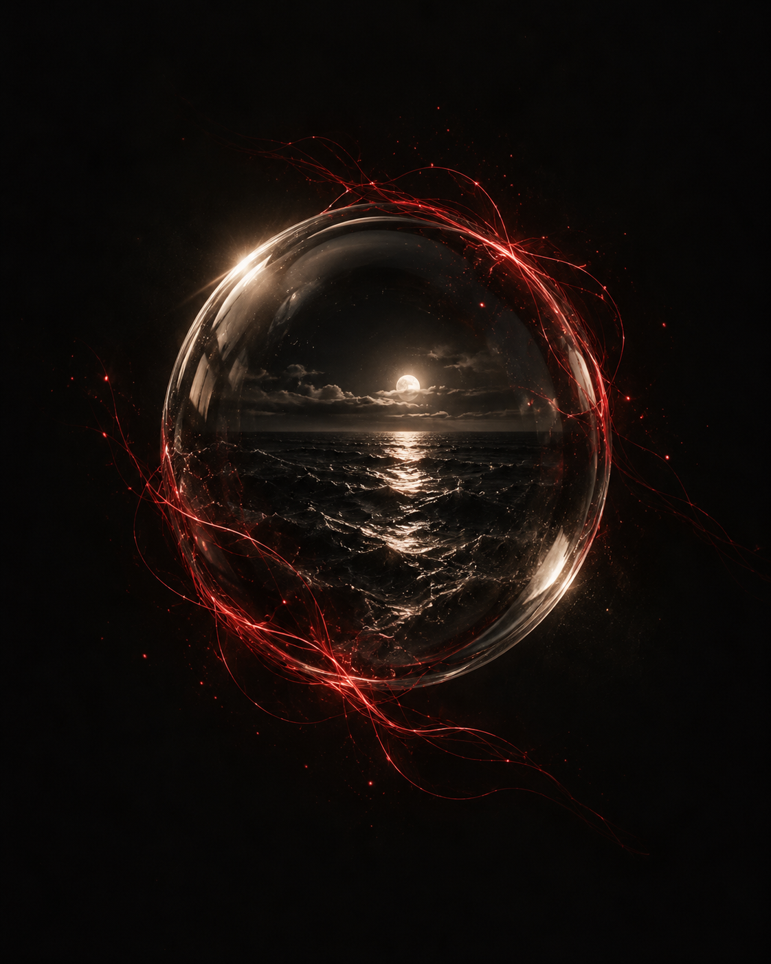 An ocean held inside glass: a different way of seeing.