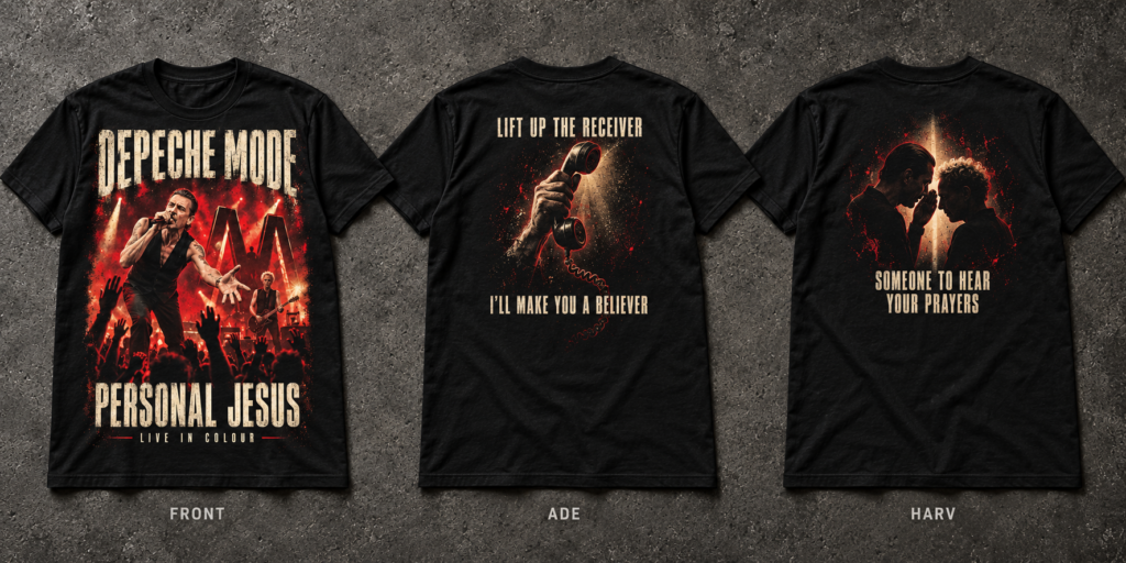 Personal Jesus — MODE UNKNOWN T-shirt design preview